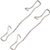 AERZETIX - C70702 - Kit di accessori, pastiglie freno a disco - compatibile con numeri OE 4427 E3