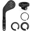 TUSITA Supporto Kit Compatibile con Garmin Edge GPS Computer da Bicicletta, per Telecamera per Faro, 010-13340-00