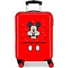 Disney It's a Topolino Thing Valigia da cabina rossa 38 x 55 x 20 cm Rigida ABS Chiusura a combinazione laterale 34 L 2 kg 4 ruote doppie utensili a mano