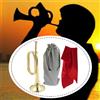 Tromba Tromba Bugle Mini Ottone Facile Da Suonare Bocchino Incluso Suono