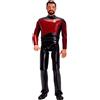 Bandai Star Trek Figura del Comandante William Riker Rosso Rosso Taglia Unica