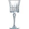 Cristal D'Arques 27 cl - Lady Diamond Calice Acqua in Vetro - Set 6 Pezzi