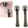 Fyearfly Stick Per Crema Per Gli Occhi, 2 Pezzi Applicatore Per Crema Per Gli Occhi in Lega di Zinco Massaggiatore Per Palline Per Crema Scoop Applicatore Per La Cura degli Occhi Bacchetta Per Donne