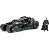 Jada 253215005 Batman The Dark Knight Batmobile in Scala 1:24 con Personaggio di Batman in Die Cast, Nero, One Size