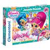 CLEMENTONI Puzzle con gemme Glitter e luci 104 pezzi