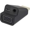 Renkforce Adattatore Renkforce HDMI / VGA [1x spina HDMI => 1x presa VGA, presa jack 3,5 mm] Nero Renkforce (041C142)