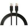 Nedis Cavo di rete CAT5e | U/UTP | RJ45 maschio | RJ45 maschio | 15,0 m | Rotondo | LSZH | Antracite | Cartone con finestre