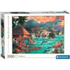 Clementoni 32569 Collezione di alta qualità Vita sull'isola Puzzle da 2000 pezzi