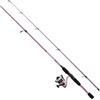 Mitchell Tanager Pink Camo Ii Spinn-kombo Rosa 2.10 m / 7-20 g Rosa 2.10 m
