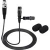 QUARKZMAN Microfono Lavalier Da Lapel, Mini XLR 3 Pin TA3F Plug Microfono A Condensatore Da Collare 1m Cavo Microfono Lavalier Mini Direzionale Per Presentatori Musicisti Attori