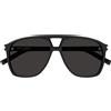 Saint Laurent Occhiali da Sole SL 596 DUNE 001 Nero/Nero Donna 58/14/145