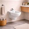 RAK Ceramics Bidet Sospeso in Ceramica Bianco 55 cm ,