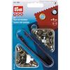 Prym Occhielli con rondelle, Metallo, Ottone, 8 mm, 24 Pezzi.