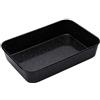 Master Class MasterClass Teglia per arrostire in smalto vitreo, acciaio da 1 mm a prova di induzione con rivestimento antigraffio, grande 40 x 28 cm (15,5 x 11''), nero