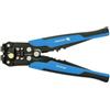 HÖGERT TECHNIK Pinza spelafili automatica e pinza da taglio 205 mm, 0,2-6 mm², con funzione di taglio, pinza crimpatrice 24-10 AWG, lunghezza regolabile, manico antiscivolo
