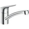 hansgrohe Logis M31 - Rubinetto da Cucina (1 Getto), Risparmio Idrico e Energetico, Miscelatore Cucina con Altezza Bocca 220 Mm, Rubinetto Monocomando con Bocca Girevole, Cromo