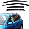 AUTO CLOVER Autoclover - Set di deflettori frangivento per Tiguan 2007-2015 (4 pezzi)