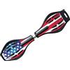 NEXTREME Skateboard a 2 Ruote Wave Board Urban Wave Usa Flag