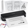 M833 Stampante Termica Portatile A4, 300 DPI Stampante Bluetooth Senza Inchiostr