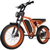 BLUVALL SU8 Bicicletta elettrica da cross, batteria rimovibile da 52 V