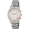 Breil C'EST CHIC - Cronografo C'EST CHIC Donna, Silber-Weiß-Rosé, EW0426