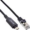 InLine Cavo adattatore di rete InLine® USB 3.2, Gigabit, da USB-C a spina RJ45, 5 m