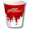 50 Bicchierini Di Carta Da 75ml Fantasia Foresta Innevata - Perfetti Per Il Caffè