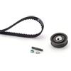 GATES Kit cinghia di distribuzione K015016 N° denti: 121 18mm 1153mm Compatibilità con VW Transporter T4 Bus 70B, 70C, 7DB, 7DK, 70J, 70K, 7DC, 7DJ Golf 3 1H1 Transporter T4 Van 70A, 70H, 7DA, 7DH
