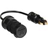 LAMPA Accessories Adattatore DIN per presa accendisigari LAMP 39028 adattatore 12/24V 8A