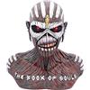 Nemesis Now Iron Maiden Book of Souls Bust Box, Brown, 26cm Scatola, Resina, Libro delle Anime Eddie (Grande)