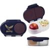 b.box Harry Potter Porta Merenda | Mini Bento Box con 2 Scomparti a Prova di Perdite | Porta Pranzo e Porta Merenda Bambini Scuola | Lunch Box Bambini Adatto a Frutta Intera | Senza BPA