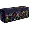 Interdruk - Puzzle panoramico da 1000 pezzi per adulti - Giardino segreto n. 4, design colorato
