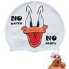 SWIMXWIN WATERLOOVE Cuffia Piscina Cuffia Nuoto Silicone Uomo Donna Unisex Dai 5 Anni Design Divertenti Originali per Allenamento Acquagym Pallanuoto Nuoto Regalo Sportivo Piscina