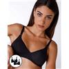 LOVABLE REGGISENI SOFT CUP C COTTON LINE 9L1604 (Pacco da 2) NERO