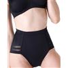 LOVABLE Guaina contenitiva Modern Shaping in microfibra doppiata e tulle 9L0CVP NERO