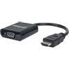 Manhattan Cavo Convertitore Manhattan HDMI a VGA 30cm Nero