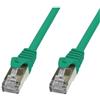 Techly Cavo di rete Techly in rame Cat.6 Verde SFTP LSZH 1m