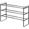 YAMAZAKI FRAME - Scarpiera a 3 ripiani, colore: Nero