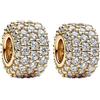 WEIMU Charm in argento S925 per braccialetti e collane europee da donna, m, Argento sterling, Zirconie sintetico