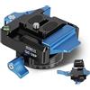 SIRUI Arca Kit Piastra a Sgancio Rapido per Fotocamera con Testa Panoramica Rotante a 360 Gradi, con Filettatura da 1/4 e 3/8, Piastra Sgancio Rapido per Fotocamera, Treppiede, Monopiede, DSLR