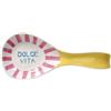 Tognana Poggia Mestolo Dolce Vita 23 Cm Viva L'Italia New Bone China Giallo