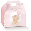 Scotton Valigetta Portaconfetti Little Bear 70 x 60 x 43 Mm Rosa 10 Pz