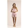Gary Pigiama spallina stretta pantaloncino donna Jersey Gary 5319, POLVERE