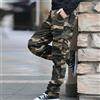 Pantaloni Cargo Donna In Cotone Mimetico Per Il Lavoro Militari All'Aperto