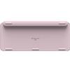 Logitech MX Keys Mini - Tastiera - retroilluminata - Bluetooth - QWERTY - Svizzera - rosa