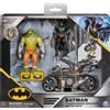 Spin Master Batman con veicolo e nemico 10 cm