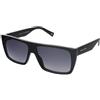 Marc Jacobs Marc Icon 096/S 08A/9O | Occhiali da Sole Graduati o Non Graduati | Prova Online | Unisex | Plastica | Rettangolari | Nero | Adrialenti