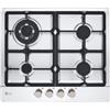 Lg PRONTA CONSEGNA - SPEDIZIONE IMMEDIATA LG CBGZ2414S Piano Cottura da Incasso a Gas 60 cm 4 Fuochi Acciaio Inox Griglie in ghisa