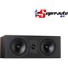 INDIANA LINE TESI 7 Diffusore Centrale Scaffale Altoparlante 2 vie casse nero