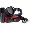 Focusrite Scarlett Solo Studio 4gen Interfaccia audio USB Microfono, Cuffia Cavo